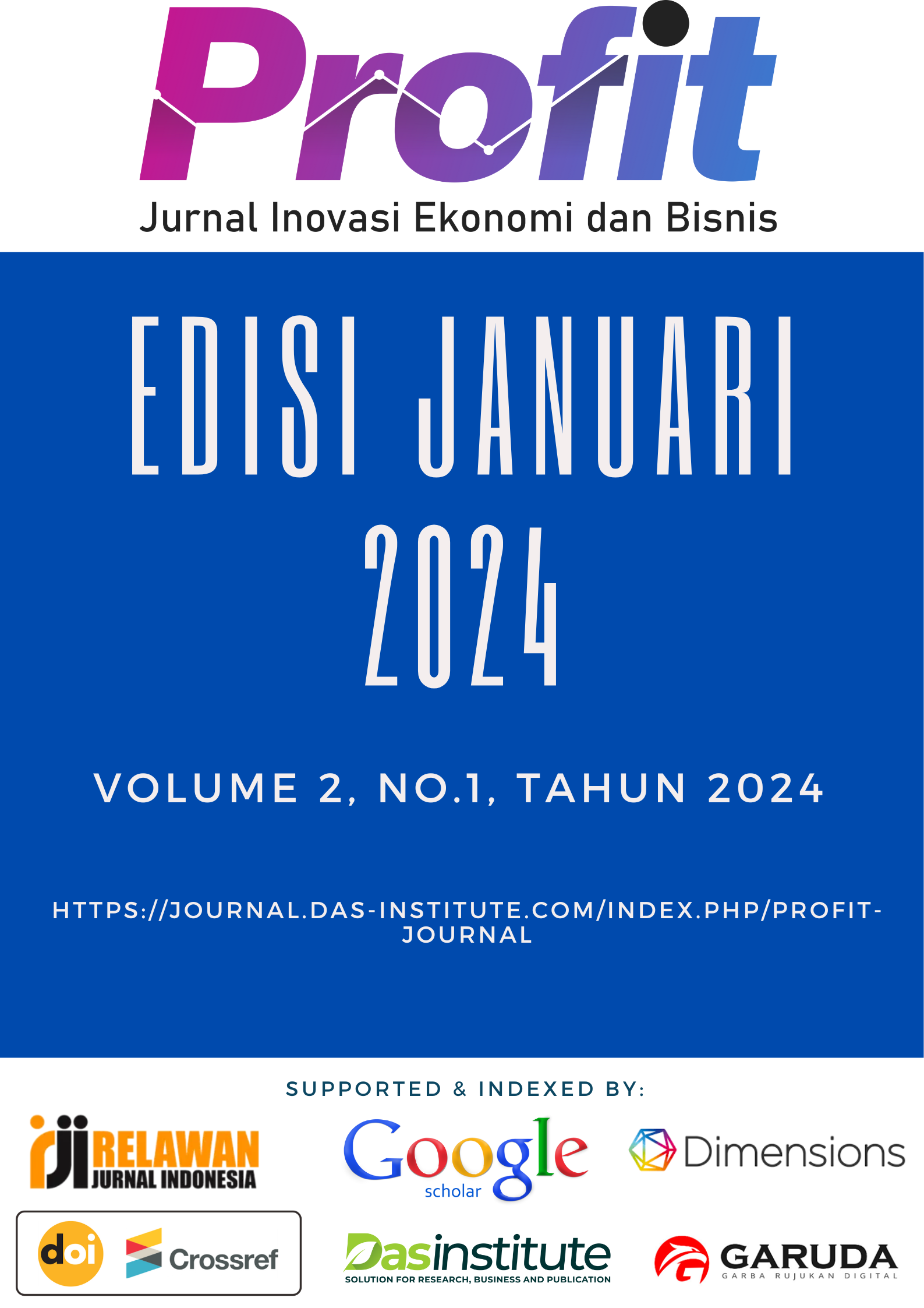 View Vol. 2 No. 1 (2024): PROFIT: Jurnal Inovasi Ekonomi dan Bisnis