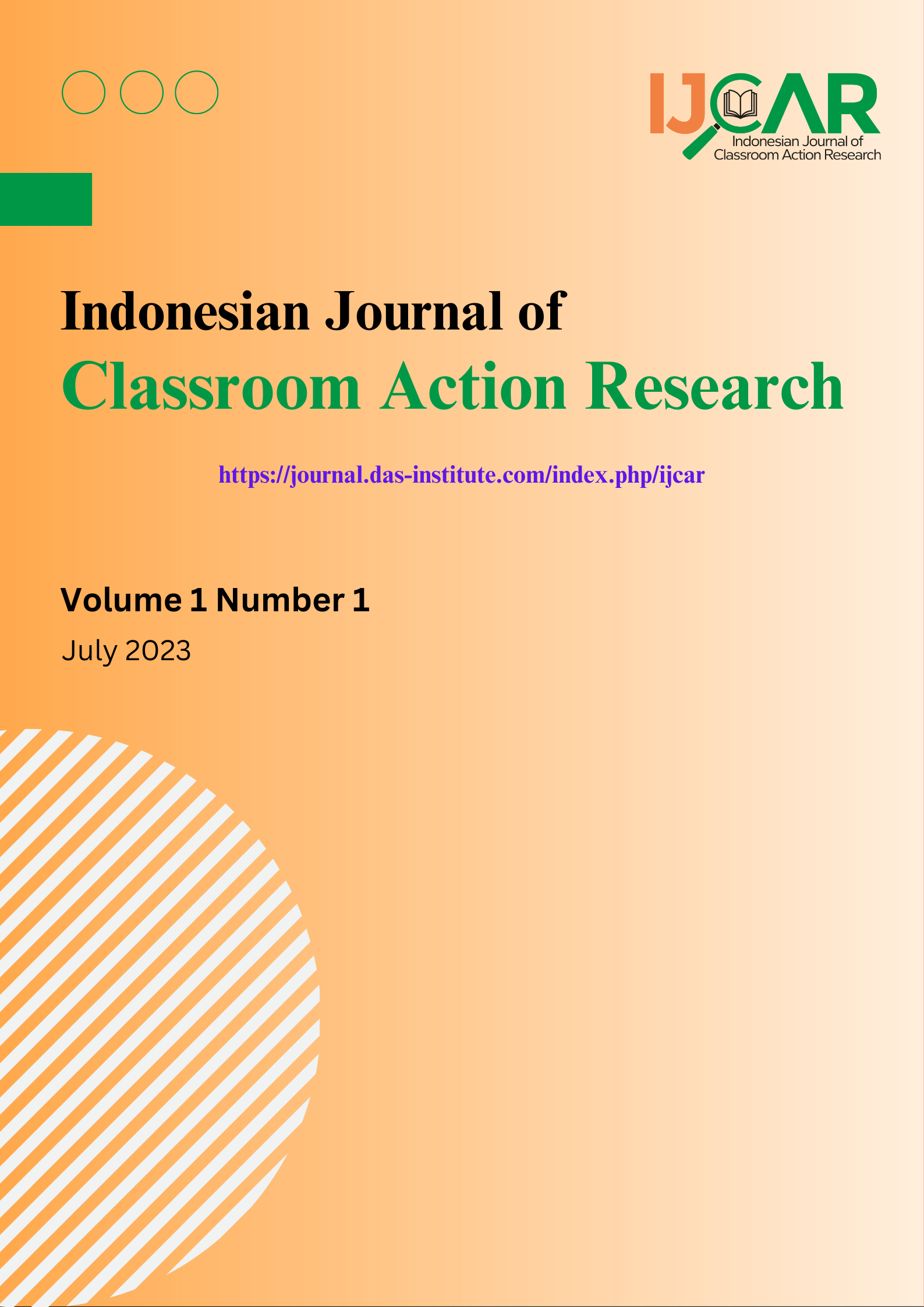 View Vol. 1 No. 1 (2023): Indonesian Journal of Classroom Action Research-Available Online in July 2023