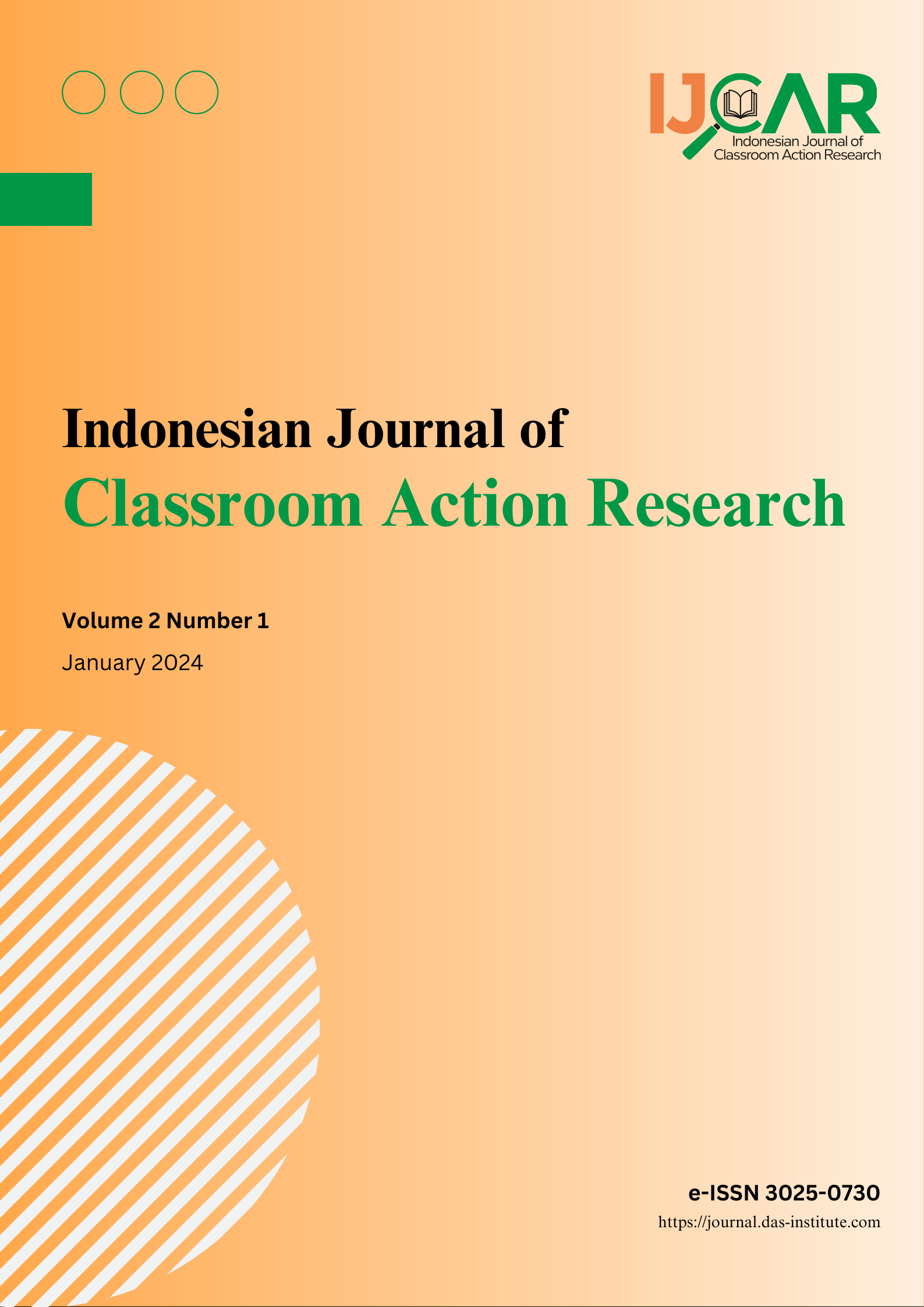 View Vol. 2 No. 1 (2024): Indonesian Journal of Classroom Action Research-Available Online in January 2024
