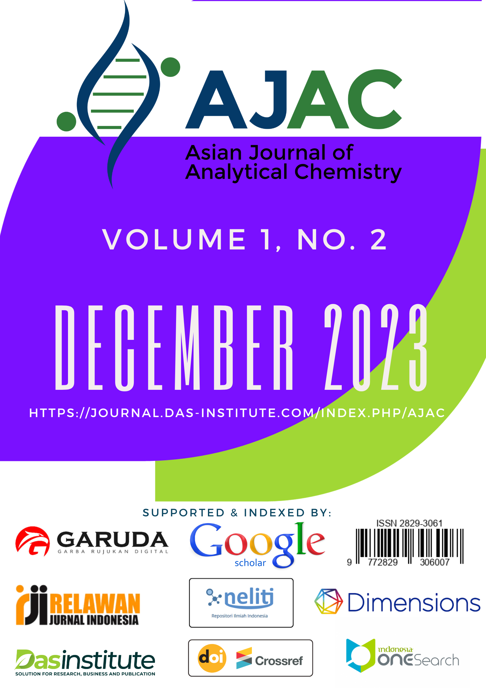 View Vol. 1 No. 2 (2023): Asian Journal of Analytical Chemistry